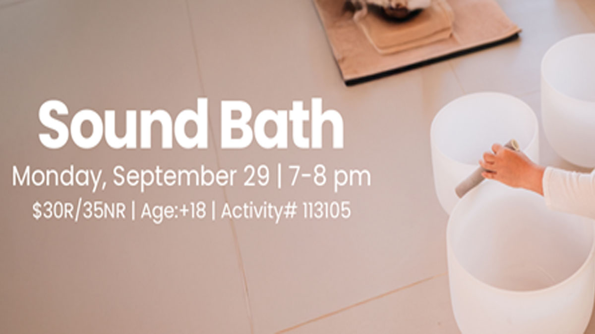 Sound Bath at Patty Turner Center in Deerfield